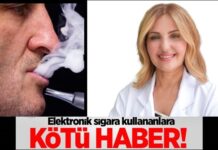 Elektronik sigaradan uzak durun! Akciğer kanseri riskini artırıyor!