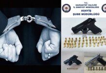 Bireysel silahlanmaya izin yok: Gaziantep’te ruhsatsız silah taşıyan 3 kişi yakalandı!