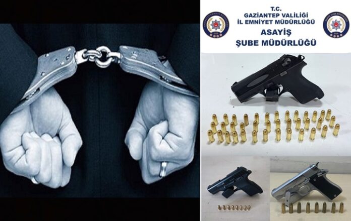 Bireysel silahlanmaya izin yok: Gaziantep'te ruhsatsız silah taşıyan 3 kişi yakalandı!