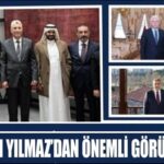 Yılmaz, İstanbul’da önemli görüşmeler gerçekleştirdi