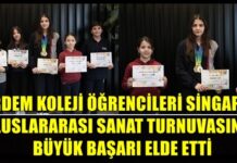 Erdem Koleji’nden uluslararası sanat arenasında çok yönlü başarı