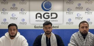AGD Gaziantep Şubesi’nden Ebu Ubeyde açıklaması