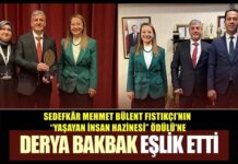 Milletvekili Bakbak, Gaziantepli sedefkâr Bülent Fıstıkçı’nın Külliye’deki ödül heyecanına eşlik etti