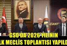 Gaziantep Sanayi Odası’nın 2026 yılı hedefleri istişare edildi
