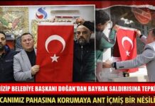 Gaziantep’in bayrak duyarlılığı: Nizip kırmızı-beyaza büründü!