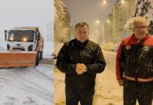Nizip Belediyesi karla mücadele ekipleri 24 saat esasıyla sahada
