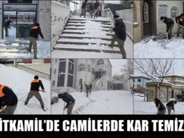 Şehitkamil’de camiler ibadete hazırlandı