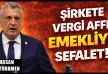 CHP Gaziantep Milletvekili Hasan Öztürkmen, TBMM’de emeklilerin sesi oldu