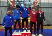 Gaziantep’e gurur yaşattılar: Şahinbey Belediye Spor, U17 güreşte grup şampiyonu oldu