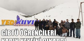 Gaziantep İslam Bilim ve Teknoloji Üniversitesi öğrencileri Yedikuyular’da karın keyfini çıkardı