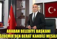 Özdemir, Berat Kandili’nin tüm Müslümanlara hayırlar getirmesini diledi