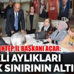 CHP Gaziantep il teşkilatı emeklilerle iftar sofrasında buluştu