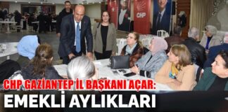 CHP Gaziantep il teşkilatı emeklilerle iftar sofrasında buluştu