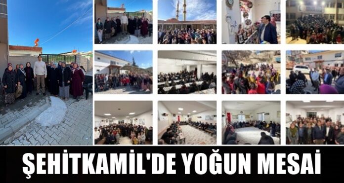 Şehitkamil Belediye Başkanı Yılmaz'dan bir günde 9 mahalleye ziyaret