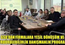 Gaziantep’te firmalara yeşil dönüşüm ve sürdürülebilirlik danışmanlık programı