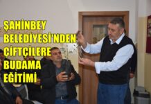 Gaziantep’te çiftçilere budama eğitimi veriliyor