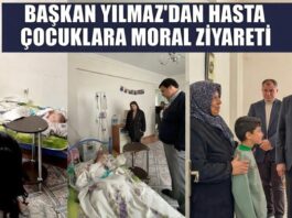 Başkan Yılmaz’dan hasta çocuklara moral ziyareti