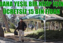 Daha yeşil bir Nizip için ücretsiz 15 bin fidan dağıtımı