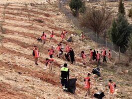 Gaziantep Şehitkamil’de minik ellerden doğaya büyük katkı