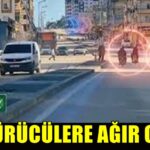 Gaziantep’te trafiği tehlikeye düşüren 3 motosiklet sürücüsüne 113 bin 355 lira para cezası uygulandı