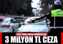 Gaziantep’te trafikte ters yönden giden sürücülere ceza yağdı