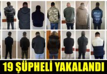 Büyük operasyon! Gaziantep’te 19 şüpheli yakalandı