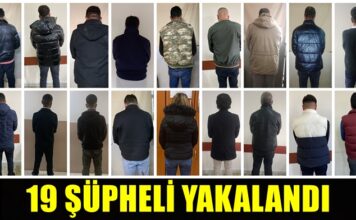 Büyük operasyon! Gaziantep’te 19 şüpheli yakalandı