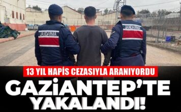 Uyuşturucudan 13 yıl hapse mahkumdu! Gaziantep’te yakayı ele verdi