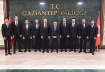 GAGİAD’ın yeni yönetimi, Gaziantep Valisi Çeber’i ziyaret etti