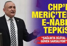 CHP Gaziantep Milletvekili Meriç: “Sağlık verilerinde hata kabul edilemez!”