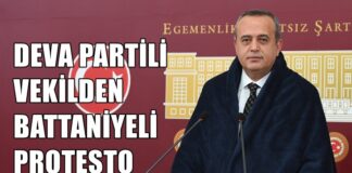 DEVA Partisi Gaziantep Milletvekili Kaya’dan battaniyeli protesto