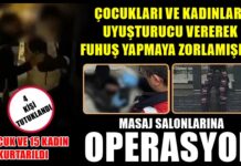 Masaj salonlarına fuhuş operasyonu! Gaziantep’te fuhşa zorlanan 5 çocuk ve 15 kadın kurtarıldı