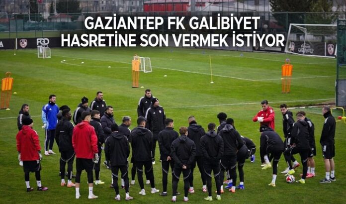 Trabzonspor maçı hazırlıkları başladı! Gaziantep FK galibiyet hasretini dindirmek istiyor