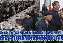 Nizip Belediye Başkanı Doğan, Salkımlılar Derneği’nin iftar sofrasına konuk oldu