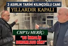 CHP Gaziantep Milletvekili Meriç isyan etti: 3 asırlık caminin hali içler acısı