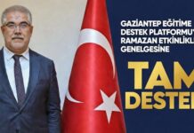 Milli Eğitim Bakanı Tekin’in “Ramazan Ayı Etkinlikleri” genelgesine Gaziantep’ten tam destek