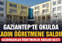 Okulda şiddet dolu anlar! Gaziantep’te saldırganlar öğretmenler odasında adeta terör estirdi!