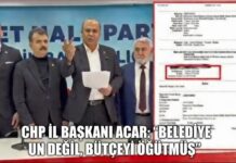 CHP Gaziantep İl Başkanı Acar’dan çarpıcı “ihale” iddiası