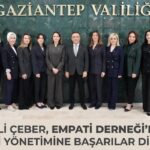 Vali Çeber, Gaziantep Empati Derneği’nin yeni yönetimini kabul etti