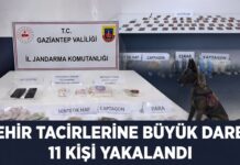 Jandarma tek tek yakaladı! Gaziantep’te 11 zehir taciri tutuklandı
