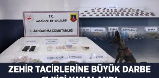 Jandarma tek tek yakaladı! Gaziantep’te 11 zehir taciri tutuklandı