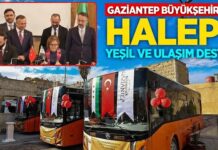 Gaziantep Büyükşehir’den Halep’e Millet Bahçesi ve ulaşım desteği