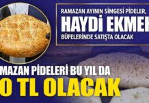 Gaziantep’te Ramazan ayının simgesi pidelerin en ucuzu burada satılacak