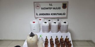 Evinde sahte alkol imalathanesi kurmuş! Gaziantep jandarması ortaya çıkardı