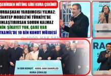 Gaziantep’te miting gibi kura çekimi! 4 bininci hak sahibi belirlendi