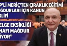 Gaziantep Milletvekili Meriç, çırak çalıştıramayan esnafın sorunlarını TBMM gündemine taşıdı