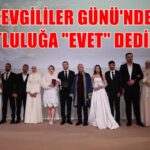 Gaziantep Şahinbey’de 62 çift 14 Şubat Sevgililer Günü’nde evlendi! 50’şer bin lira destek aldılar
