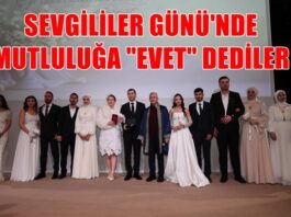 Gaziantep Şahinbey’de 62 çift 14 Şubat Sevgililer Günü’nde evlendi! 50’şer bin lira destek aldılar