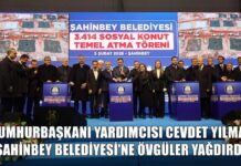 Gaziantep’te 3 bin 414 sosyal konutun temeli atıldı: Alkışlar Şahinbey Belediye Başkanı Tahmazoğlu’na