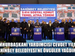 Gaziantep’te 3 bin 414 sosyal konutun temeli atıldı: Alkışlar Şahinbey Belediye Başkanı Tahmazoğlu’na